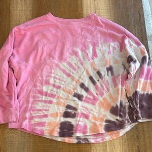 PINK Victoria's Secret Pink Tie-Dye Sweatshirt